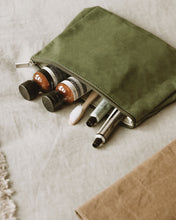 Load image into Gallery viewer, Toiletry Bag | Texon Vogue (Moss Green)