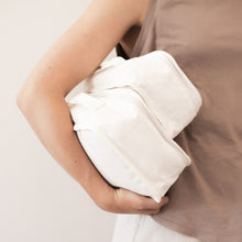 Load image into Gallery viewer, Organic Cotton Travel Packing Cubes 4 Pce Set - Off White | SECONDS AND SAMPLE SALE