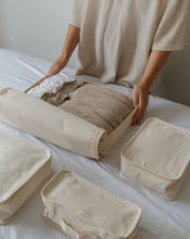 Load image into Gallery viewer, Organic Cotton Packing Cubes Individual Sizes | SECONDS AND SAMPLE SALE