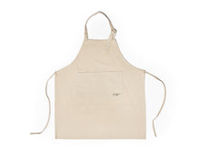 Load image into Gallery viewer, Canvas Apron - Organic Cotton, natural beige. 
