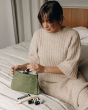 Load image into Gallery viewer, Toiletry Bag | Texon Vogue (Moss Green)
