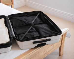 Organic Cotton Travel Packing Cubes 4 Pce Set - Black